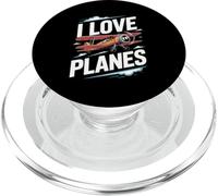 J'aime les avions Vintage Aircraft Passion PopSockets PopGrip pour MagSafe