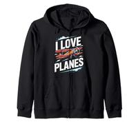 J'aime les avions Vintage Aircraft Passion Sweat à Capuche