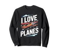 J'aime les avions Vintage Aircraft Passion Sweatshirt