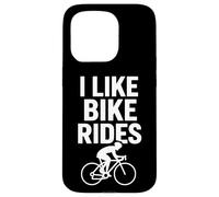 J'aime Les balades à vélo, Graphique Amusant de Cycliste Coque pour iPhone 15 Pro