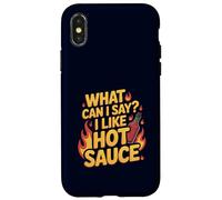 J'aime Les barbecues et Les grillades sarcastiques pour Les Amateurs de Plats épicés Coque pour iPhone X/XS