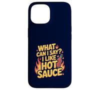 J'aime Les barbecues et Les grillades sarcastiques pour Les Amateurs de Plats épicés Coque pour iPhone 15