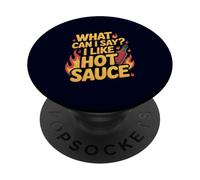 J'aime Les barbecues et Les grillades sarcastiques pour Les Amateurs de Plats épicés PopSockets PopGrip Adhésif