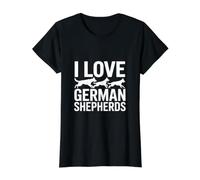 J'aime Les bergers allemands, Compagnon canin Pride T-Shirt Graphique avec Valeur