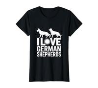 J'aime Les bergers allemands, Enthusiast Pride T-Shirt Graphique avec Valeur