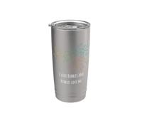 J'aime Les Bulles Et Les Bulles M'aiment Dessin De Bulle Gobelet isotherme en acier inoxydable double paroi