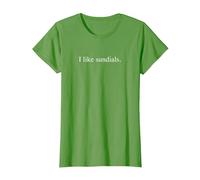 J'aime Les Cadrans solaires T-Shirt, Femme, Herbe, XL
