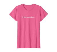 J'aime Les Cadrans solaires T-Shirt, Femme, Rose chiné, XL