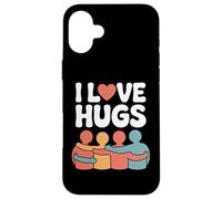 J'aime Les câlins, Un Lien Joyeux de convivialité Coque pour iPhone 16 Plus