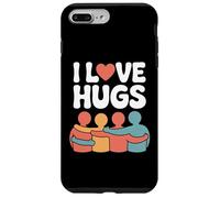 J'aime Les câlins, Un Lien Joyeux de convivialité Coque pour iPhone 7 Plus/8 Plus