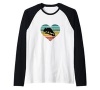 J'aime Les caméléons en Afrique Serengeti Safari Caméléon Manche Raglan