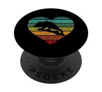 J'aime Les caméléons en Afrique Serengeti Safari Caméléon PopSockets PopGrip Adhésif