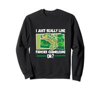 J'aime les caméléons panthères Sweatshirt