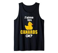 J'aime les canards, Canard jaune, canard en caoutchouc Débardeur