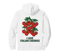 J'aime Les Cerises Italiennes, Fruits d'été rétro Sweat à Capuche
