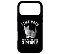 J'aime Les Chats et Peut-être 3 Personnes Coque pour iPhone 17 Pro Max
