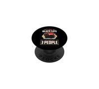 J'aime Les Chats Noirs et Peut-être comme 3 Personnes PopSockets PopGrip Adhésif