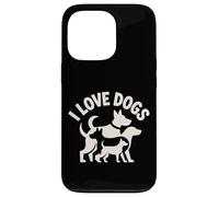 J'aime Les Chiens, compagnons canins pour Toujours Coque pour iPhone 13 Pro