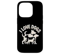 J'aime Les Chiens, compagnons canins pour Toujours Coque pour iPhone 14 Pro