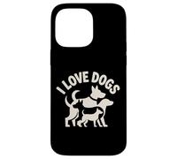 J'aime Les Chiens, compagnons canins pour Toujours Coque pour iPhone 14 Pro Max