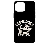 J'aime Les Chiens, compagnons canins pour Toujours Coque pour iPhone 16 Pro Max