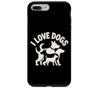 J'aime Les Chiens, compagnons canins pour Toujours Coque pour iPhone 7 Plus/8 Plus