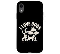 J'aime Les Chiens, compagnons canins pour Toujours Coque pour iPhone XR