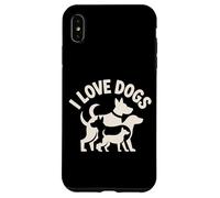 J'aime Les Chiens, compagnons canins pour Toujours Coque pour iPhone XS Max