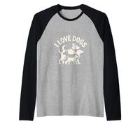 J'aime Les Chiens, compagnons canins pour Toujours Manche Raglan