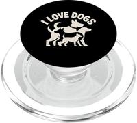 J'aime Les Chiens, compagnons canins pour Toujours PopSockets PopGrip pour MagSafe