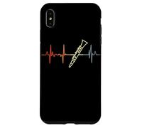 J'aime Les clarinettes Clarinettiste Heartbeat Coque pour iPhone XS Max