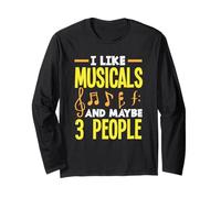 J'aime les comédies musicales et peut-être 3 personnes, amateur de musique Manche Longue
