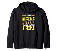 J'aime les comédies musicales et peut-être 3 personnes, amateur de musique Sweat à Capuche