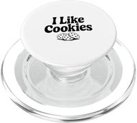 J'aime Les Cookies Funny Sweet Tooth Lover PopSockets PopGrip pour MagSafe
