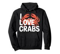 J'aime les crabes amateurs de créatures marines Sweat à Capuche