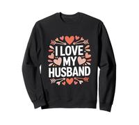 J'aime Les cœurs romantiques de Mon Mari Sweatshirt