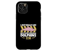 J'aime les dauphins blancs de Chine Coque pour iPhone 11 Pro