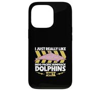 J'aime les dauphins blancs de Chine Coque pour iPhone 13 Pro