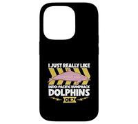 J'aime les dauphins blancs de Chine Coque pour iPhone 14 Pro