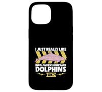 J'aime les dauphins blancs de Chine Coque pour iPhone 15