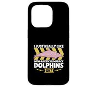 J'aime les dauphins blancs de Chine Coque pour iPhone 15 Pro