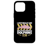 J'aime les dauphins blancs de Chine Coque pour iPhone 16 Pro Max