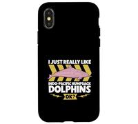 J'aime les dauphins blancs de Chine Coque pour iPhone X/XS