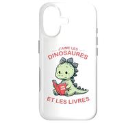 J'aime Les Dinosaures et Les Livres Lecture Garcon Fille Coque pour iPhone 17