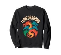 J'aime Les Dragons, Les Amoureux des créatures mythiques Sweatshirt