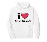 J'aime Les Enseignants de 3e année pour garçons et Filles, équipe de troisième année Sweat à Capuche