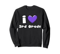 J'aime Les Enseignants de 3e année pour garçons et Filles, équipe de troisième année Sweatshirt