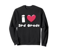 J'aime Les Enseignants de 3e année pour garçons et Filles, équipe de troisième année Sweatshirt