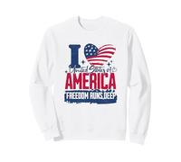 J'aime Les États-Unis d'Amérique, la liberté est Profonde Sweatshirt