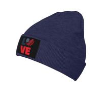J'aime Les États-Unis Et L'Amérique Femme Homme Bonnets Hiver Chaud Skull Cap Coupe-Vent Bonnet De Trawler pour Sport Cyclisme Course À Pied